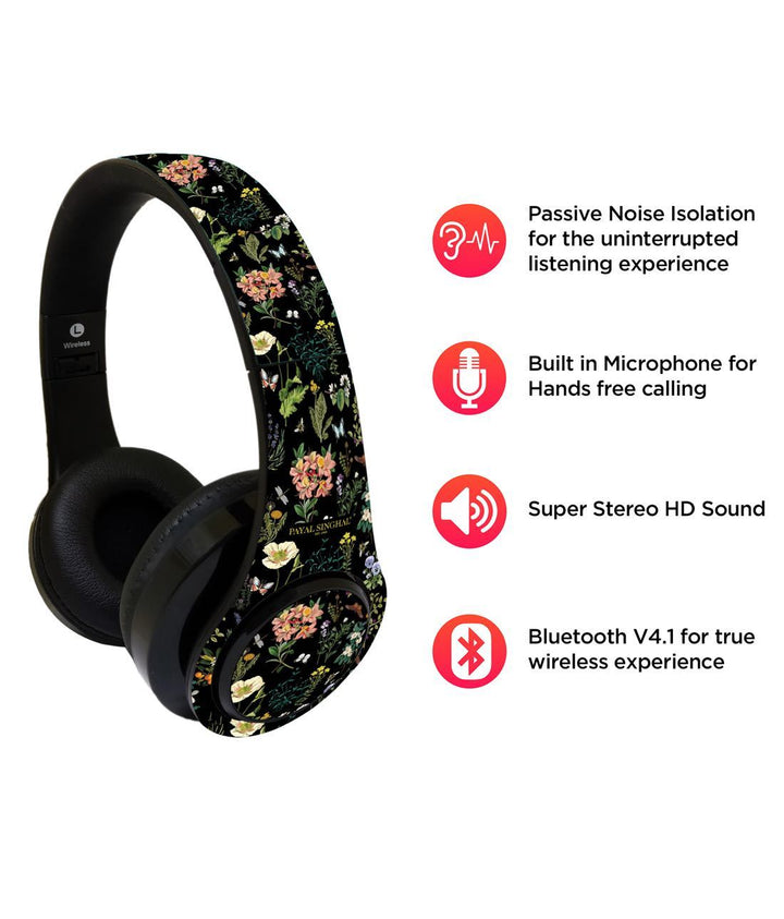 Payal Singhal Titli Black - Decibel Wireless On Ear Headphones By Sleeky India, Marvel Headphones, Dc headphones, Anime headphones, Customised headphones 