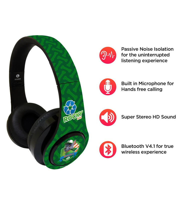 Rocky Paw Patrol - Decibel Wireless On Ear Headphones By Sleeky India, Marvel Headphones, Dc headphones, Anime headphones, Customised headphones 