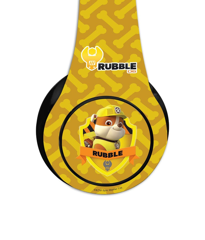 Rubble Paw Patrol - Decibel Wireless On Ear Headphones By Sleeky India, Marvel Headphones, Dc headphones, Anime headphones, Customised headphones 