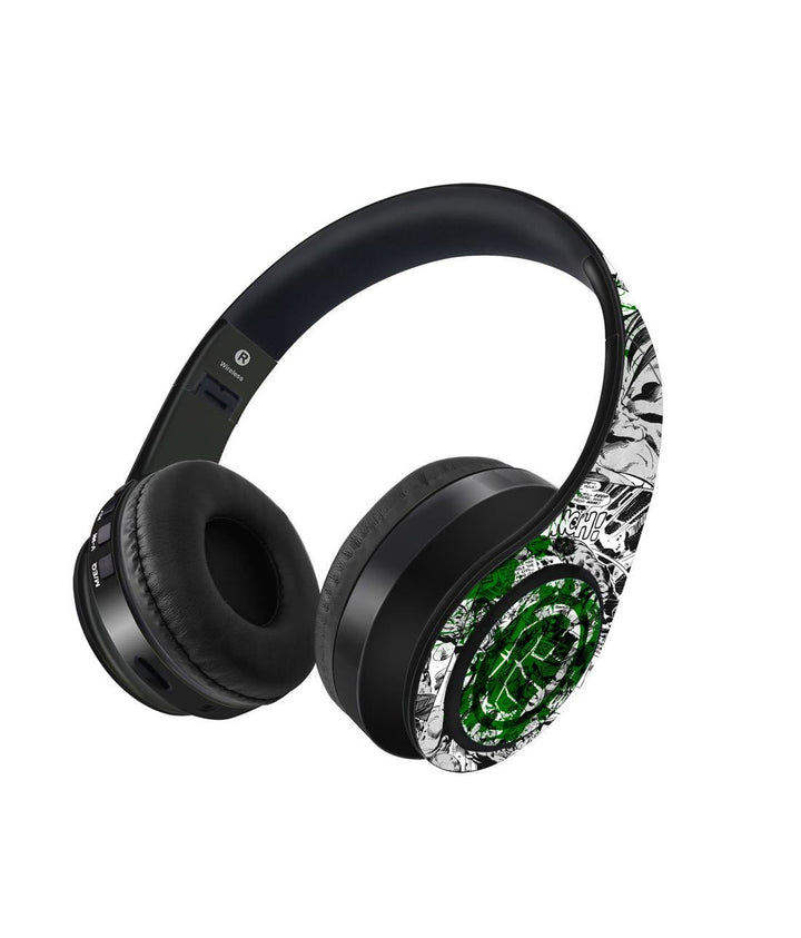 Splash Out Hulk Fist - Decibel Wireless On Ear Headphones By Sleeky India, Marvel Headphones, Dc headphones, Anime headphones, Customised headphones 