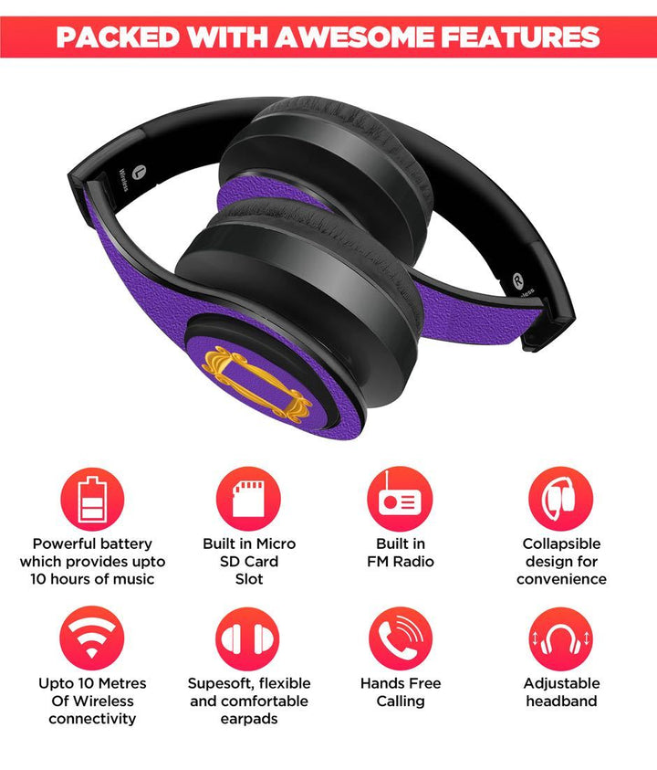 The Purple Door - Decibel Wireless On Ear Headphones By Sleeky India, Marvel Headphones, Dc headphones, Anime headphones, Customised headphones 