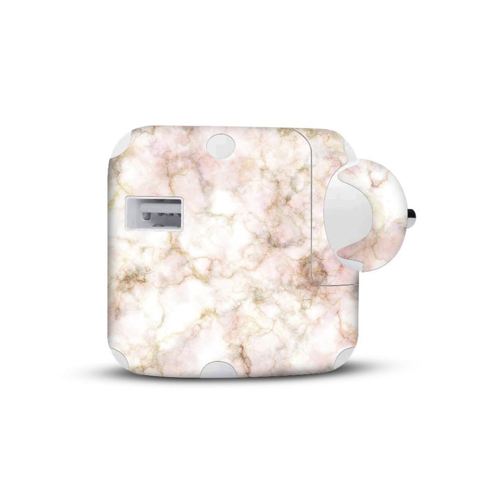Soft pink Marble - Apple 2019 10W Charger skin