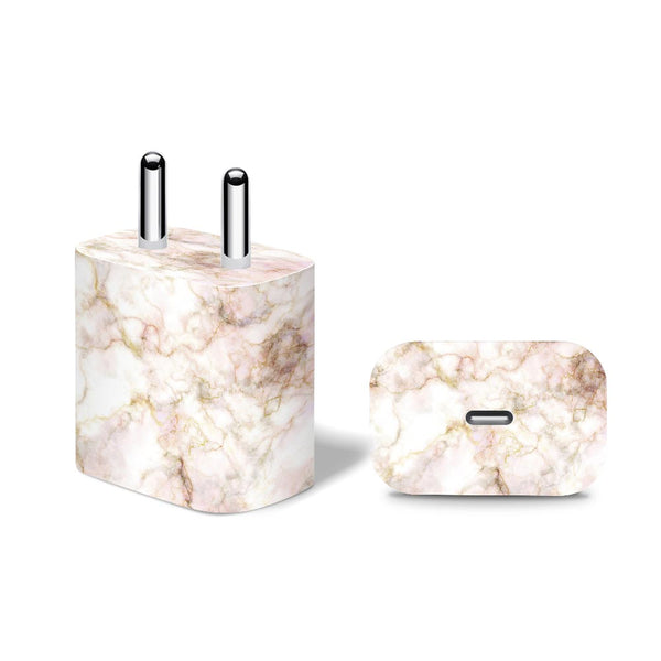 Soft Pink Marble - Apple 20W Charger Skin