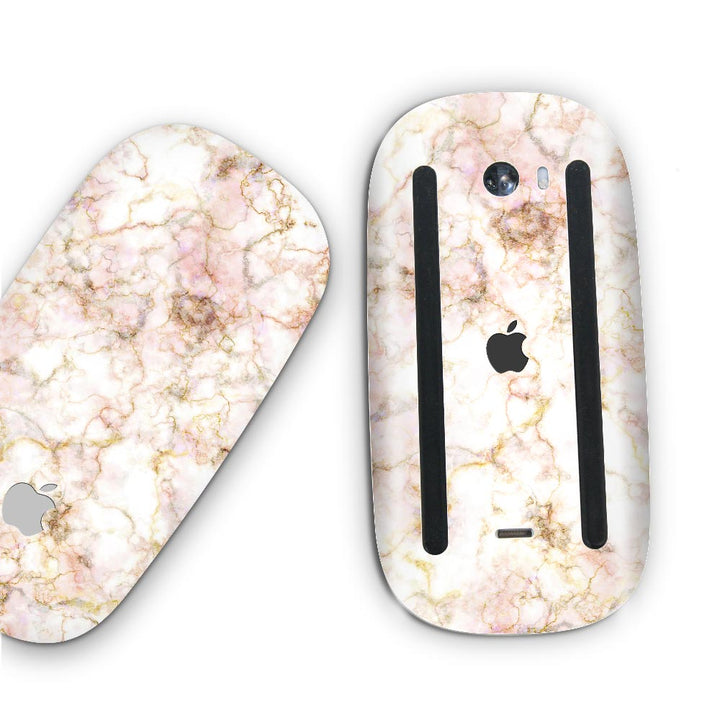 Soft Pink Marble - Apple Magic Mouse 2 Skins
