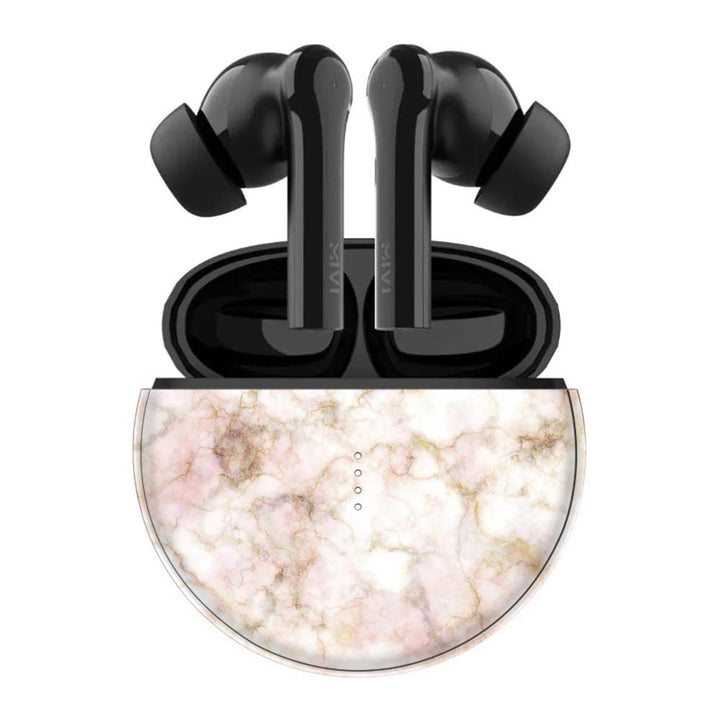 Soft Pink Marble - Mivi DuoPods F60 Skins
