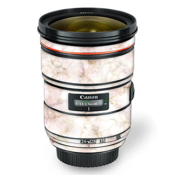 Soft Pink Marble - Canon Lens Skin