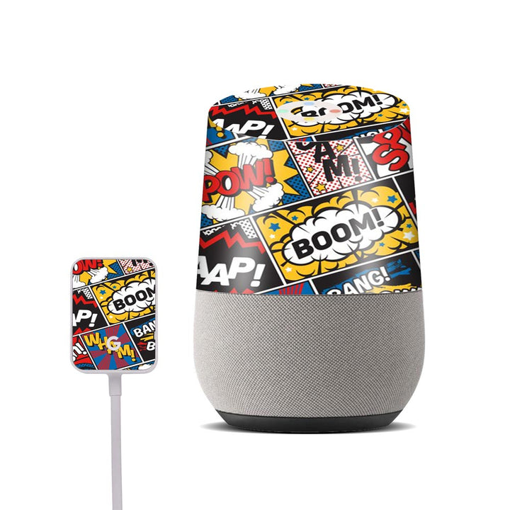 sticker bomb 03 skin for google home by sleeky india