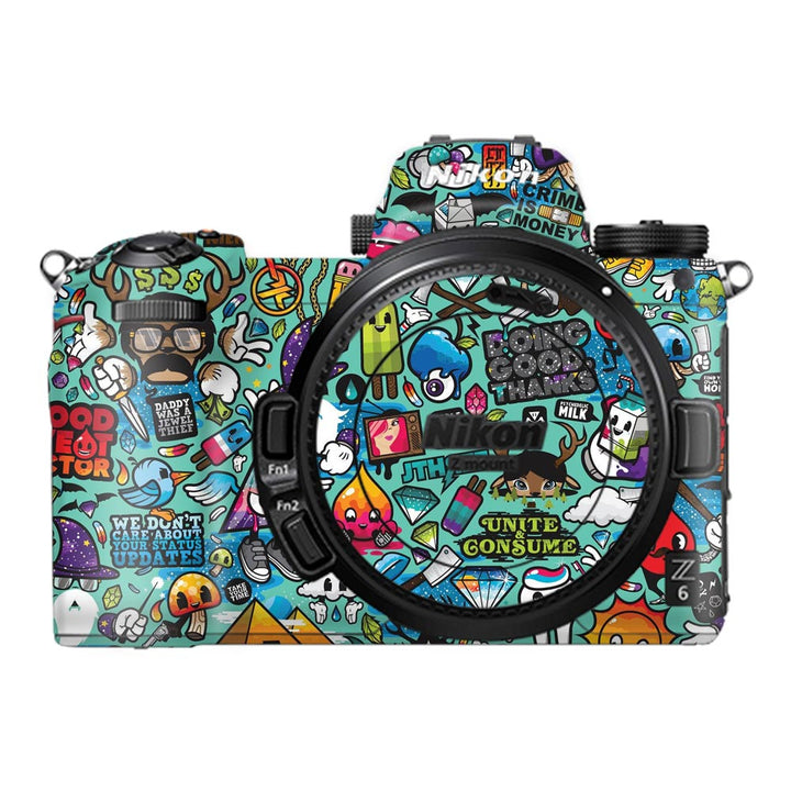 Stickerbomb 06 - Nikon Camera Skins