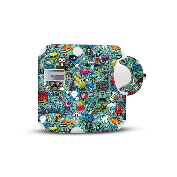 StickerArt 06 skin for apple 10W charger 2019 by sleeky india 