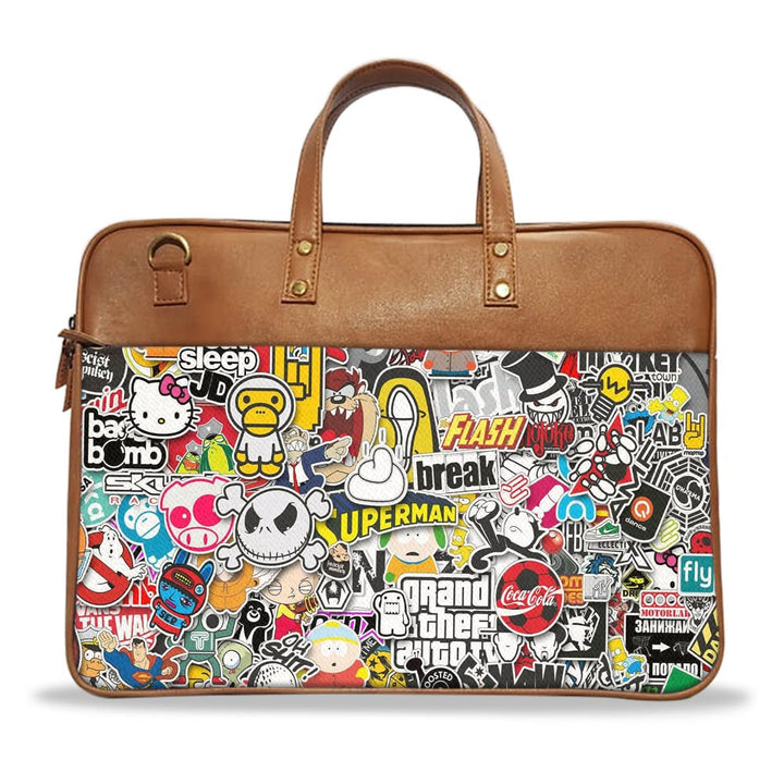 Sticker Bomb 08 - Premium Laptop Bag