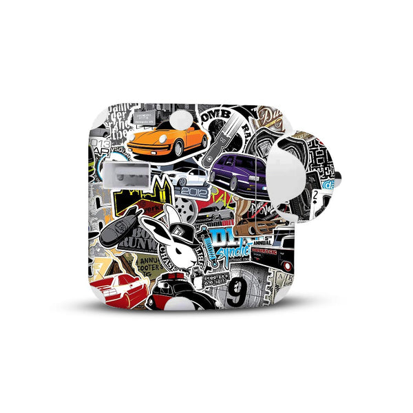 StickerArt 09 skin for apple 10W charger 2019 by sleeky india 
