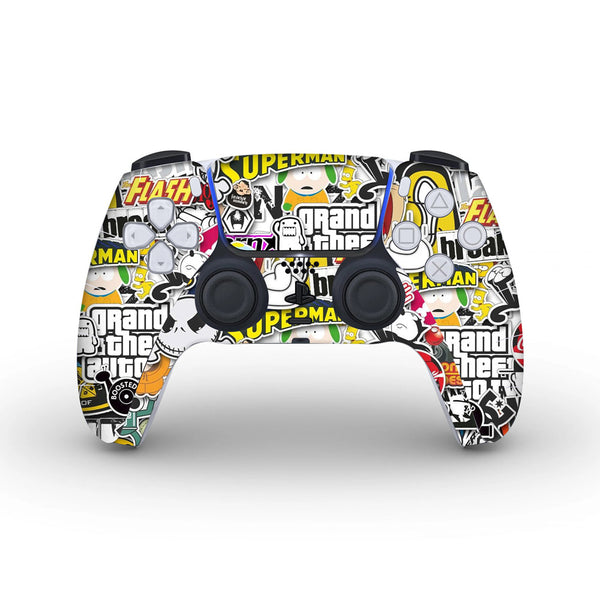 StickerArt 08 -  Skins for PS5 controller by Sleeky India