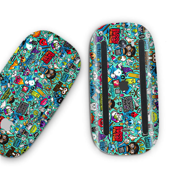 StickerArt 06 skin for apple magic mouse 2 by sleeky india