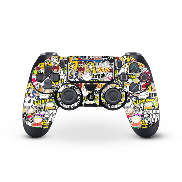 StickerArt 08 - Skins for PS4 controller by Sleeky India