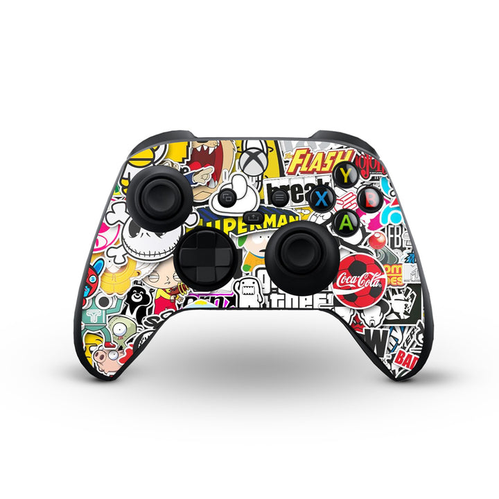 StickerArt 08 - Skins for X-Box Series Controller by Sleeky India