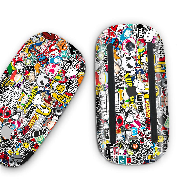 StickerArt 08 skin for apple magic mouse 2 by sleeky india