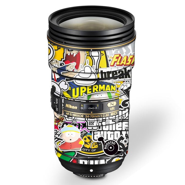 Sticker Bomb 08- Nikon Lens Skin