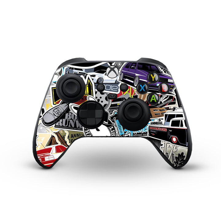 StickerArt 09 - Skins for X-Box Series Controller by Sleeky India