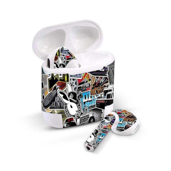 StickerArt 09 skin for Airpods 1/2 on sleeky india