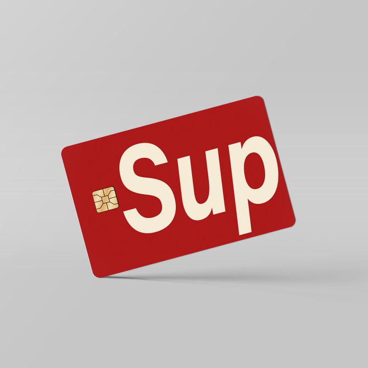 supreme-card-skin By Sleeky India. Debit Card skins, Credit Card skins, Card skins in India, Atm card skins, Bank Card skins, Skins for debit card, Skins for debit Card, Personalized card skins, Customised credit card, Customised dedit card, Custom card skins