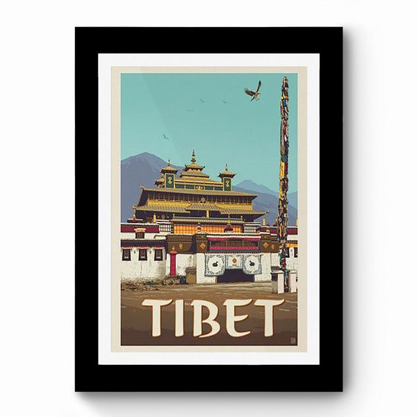Tibet - Framed Poster