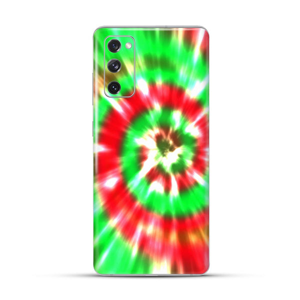 Tie Dye - Green Red - Mobile Skin