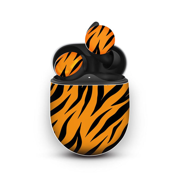 tiger stripes  skin for Google Pixel Buds A-Series by sleeky india 