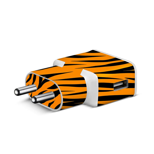 tiger stripes skin for Samsung S8 Charger by sleeky india 