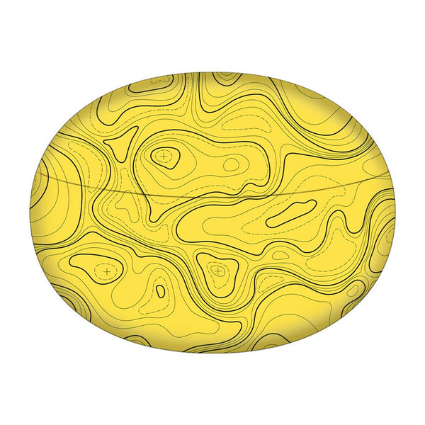 Topographic Yellow Map - Oppo Enco X2 Skin