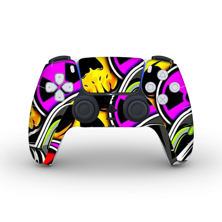Toxic StickerArt -  Skins for PS5 controller by Sleeky India