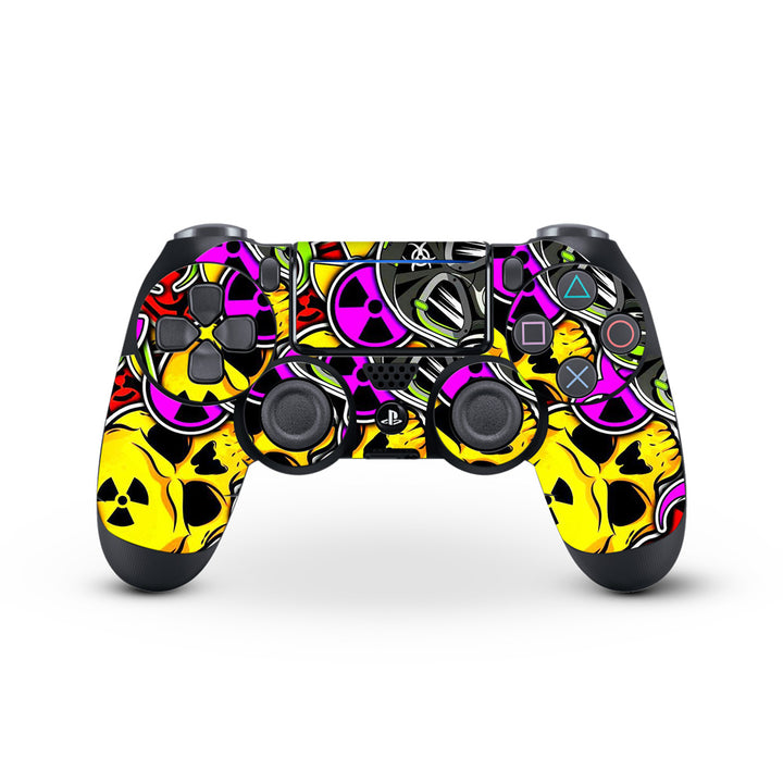 Toxic StickerArt - Skins for PS4 controller by Sleeky India