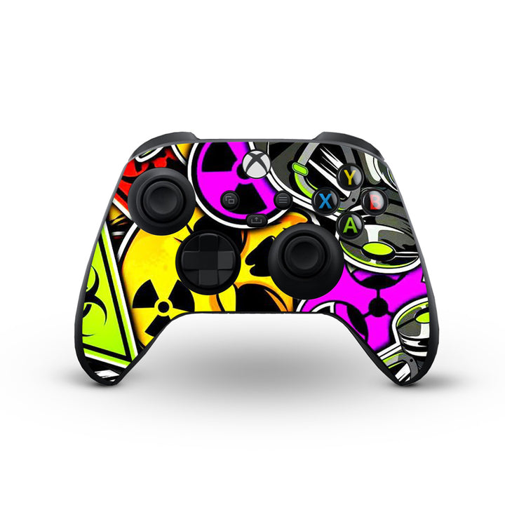 Toxic StickerArt - Skins for X-Box Series Controller by Sleeky India