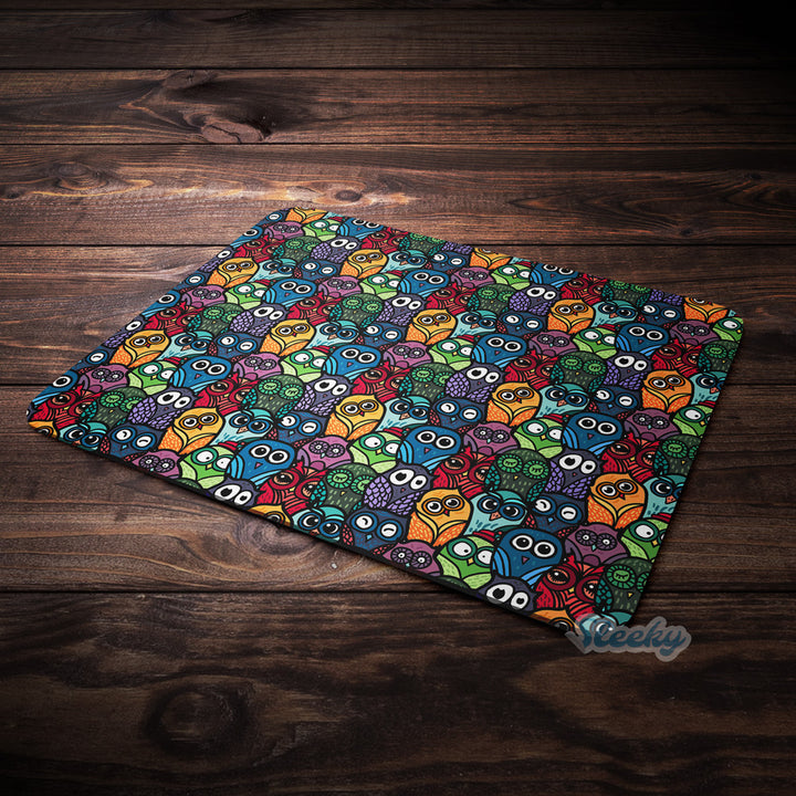 Traditional Owl Pattern - Mousepad