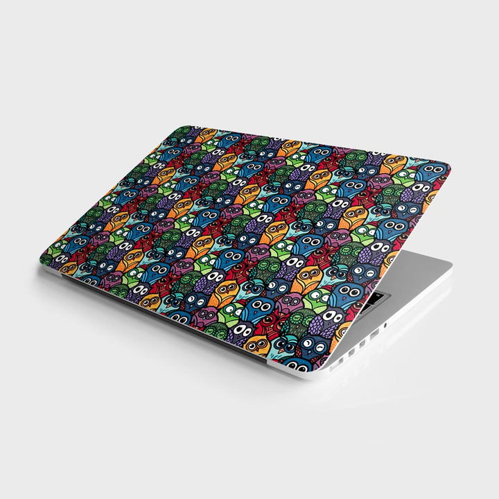 Traditional Owl Pattern - Laptop Skins