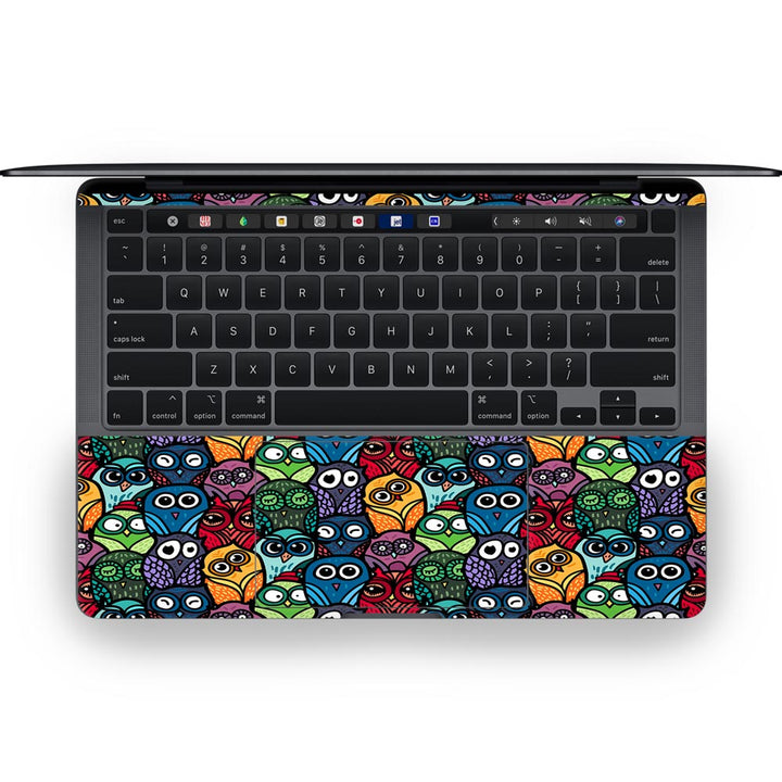 Traditional Owl Pattern - MacBook Skins