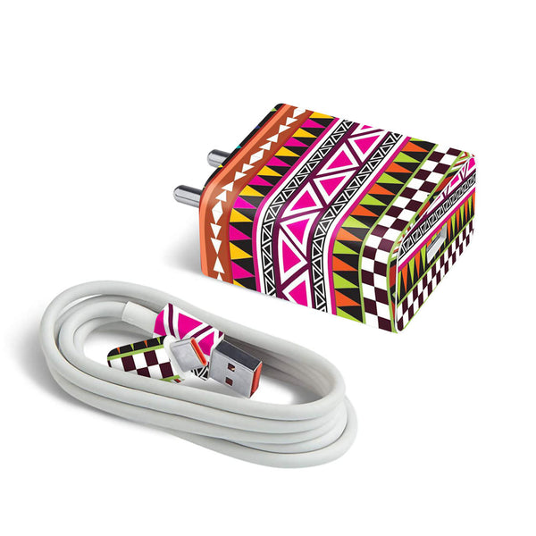 Trbal Pattern - MI 27W and 33W charger skin by Sleeky India