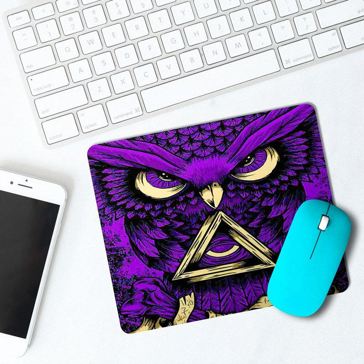trippy-owl-purple-1 Mousepad