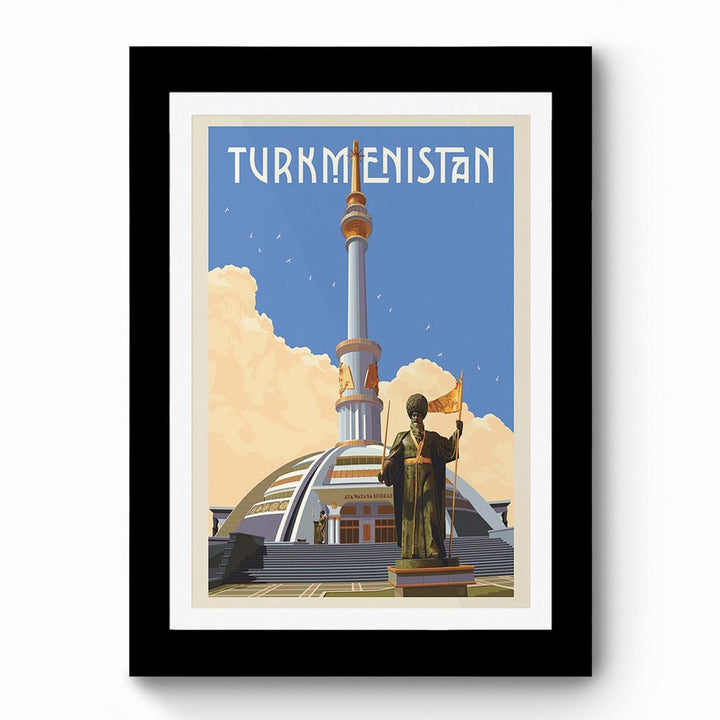Turkmenistan - Framed Poster
