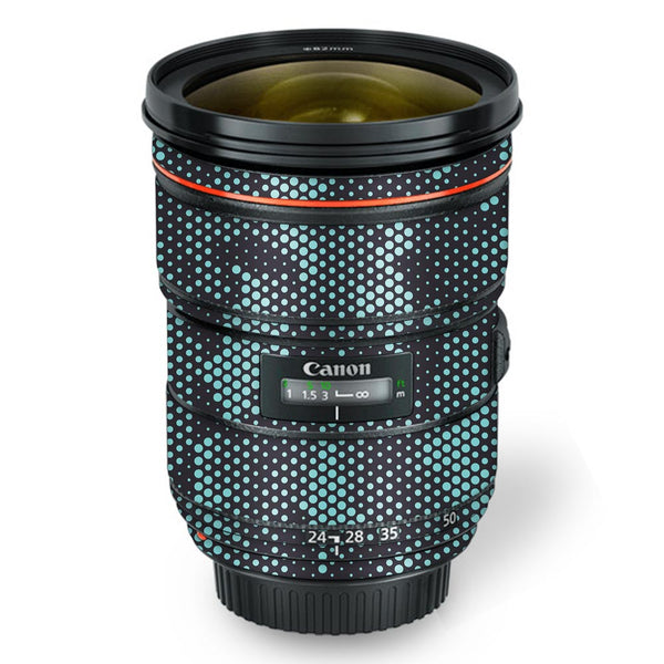 Turquoise Hive Camo - Canon Lens Skin By Sleeky India
