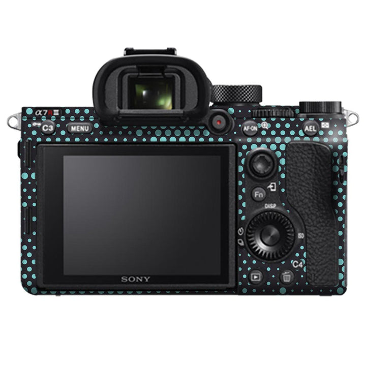 Turquoise Hive Camo - Sony Camera Skins By Sleeky India