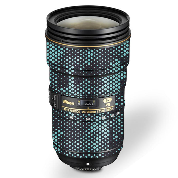 Turquoise Hive Camo - Nikon Lens Skin By Sleeky India