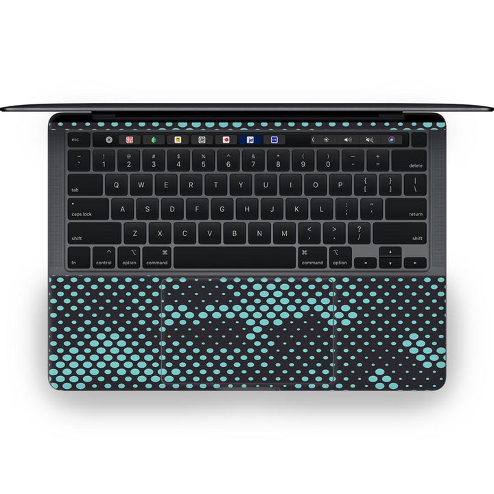 Turquoise Hive Camo - MacBook Skins