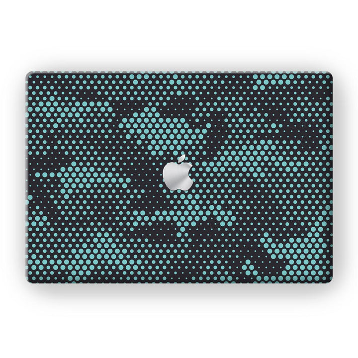 Turquoise Hive Camo - MacBook Skins