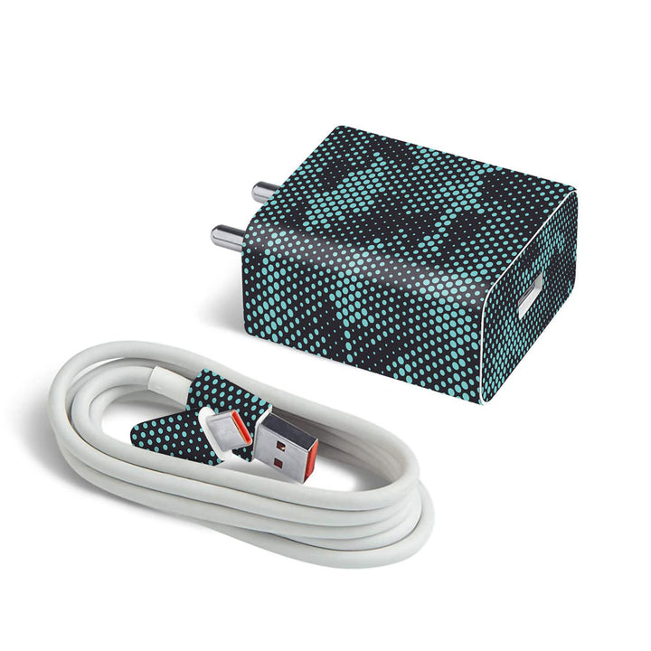 Turquoise Hive Camo - MI 22.5W & 33W Charger Skin