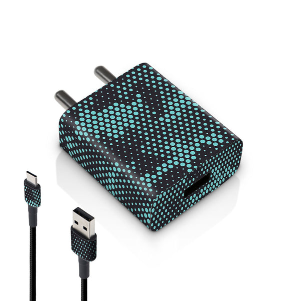 Turquoise Hive Camo - MI 10W & 18W Charger Skin