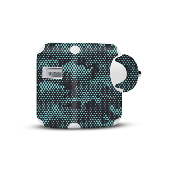 Turquoise Hive Camo - Apple 2019 10W Charger skin