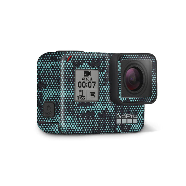 Turquoise Hive Camo - GoPro Skin