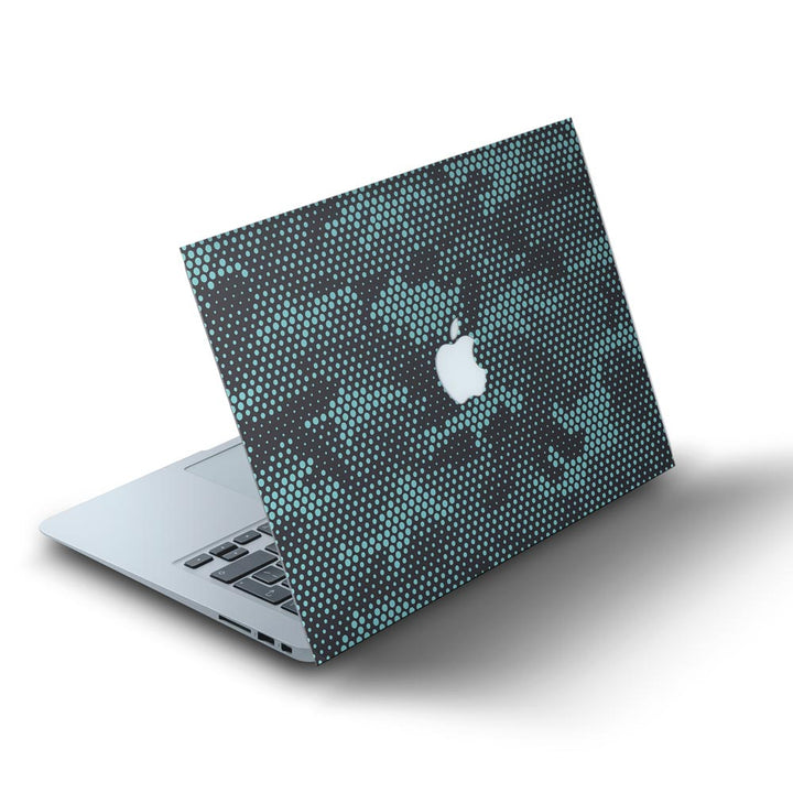 Turquoise Hive Camo - MacBook Skins