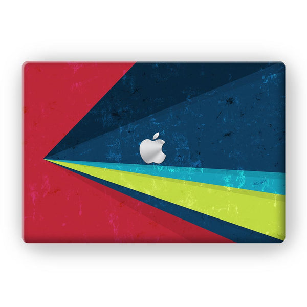 Vintage Colorful Rays - MacBook Skins