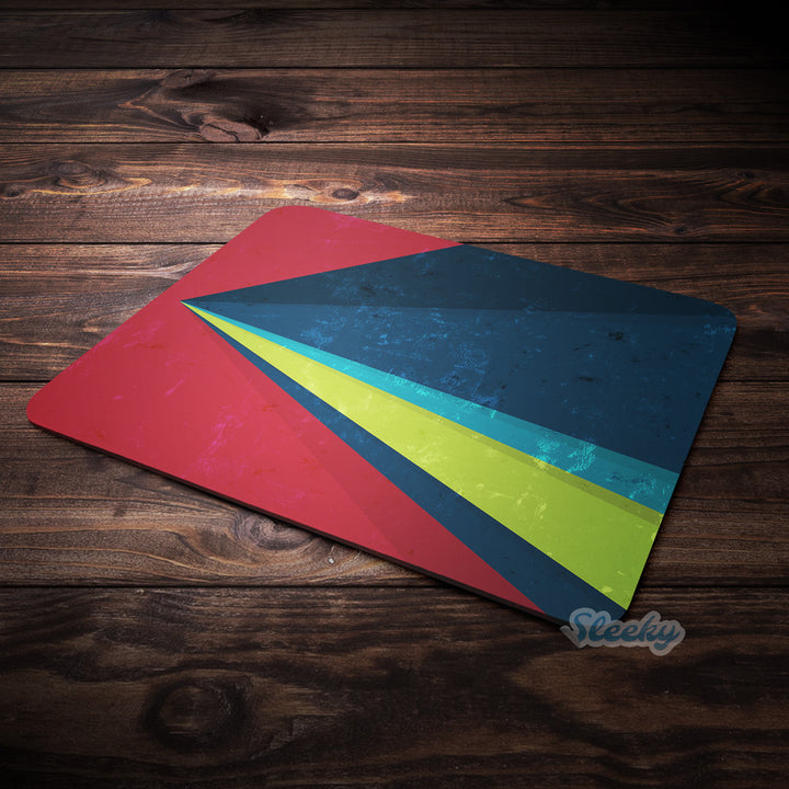 Vintage Colorful Rays - Mousepad